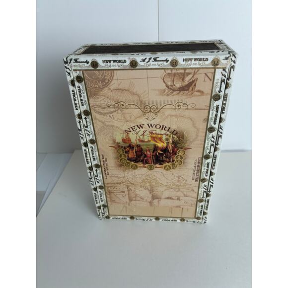 Cigar Boxes Empty 2 A.J. Fernadez Esteli Nicaragua New World Brand 7.5 x 5 x 2.5 - Picture 7 of 11